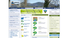 Desktop Screenshot of medioambientecantabria.es