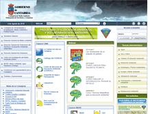 Tablet Screenshot of medioambientecantabria.es